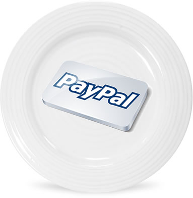 PayPal on a plate